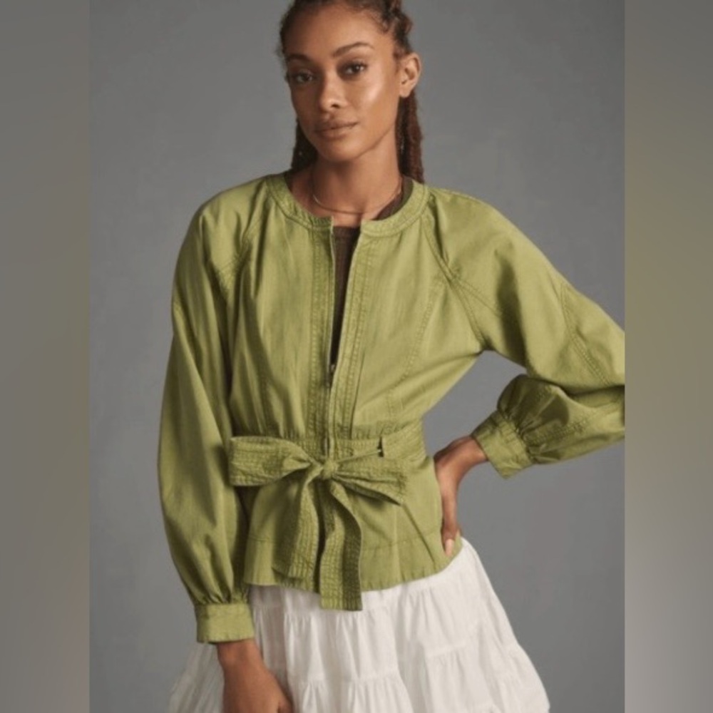 Anthropologie Belted Utility Jacket Size XS
